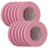 FrogTape CP 325 Medium-High Adhesion Masking Tape - 18MM x 55M x 12-Pack - Pink - Rated f/325°F