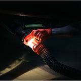 Camco Rhino RV Sewer Hose Extender PRO - 5″ Sewer Hose Extension - Torque-Grip Handle w/Built-In LED Flashlight