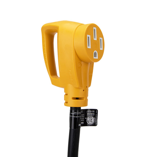 Camco Power Grip RV 18" 30Amp Circuit Analyzer Dogbone - Integrated Surge Protection