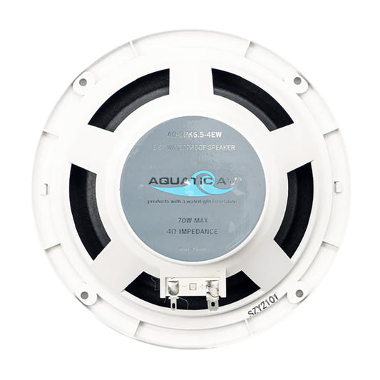Aquatic AV 6.5" Economy Speakers - White - Pair
