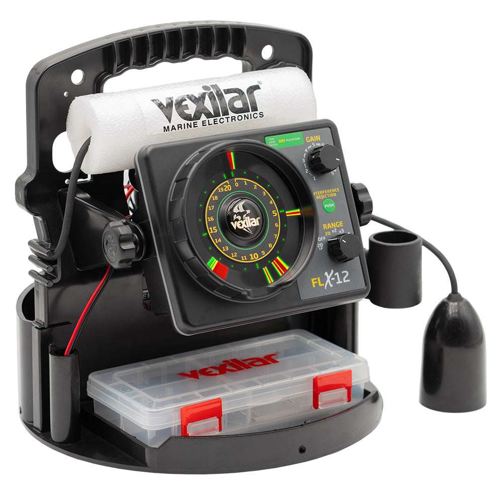 Vexilar FLX-12 Pro Pack II Fishing System w/12 Degree Ice Ducer