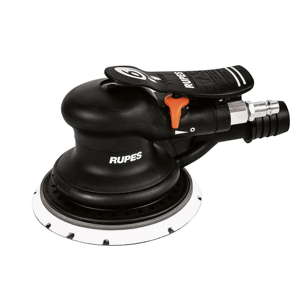 RUPES Random Orbital Palm Pneumatic Sander w/125mm Pad & 9mm Orbit-Skorpio III (Central Vac)