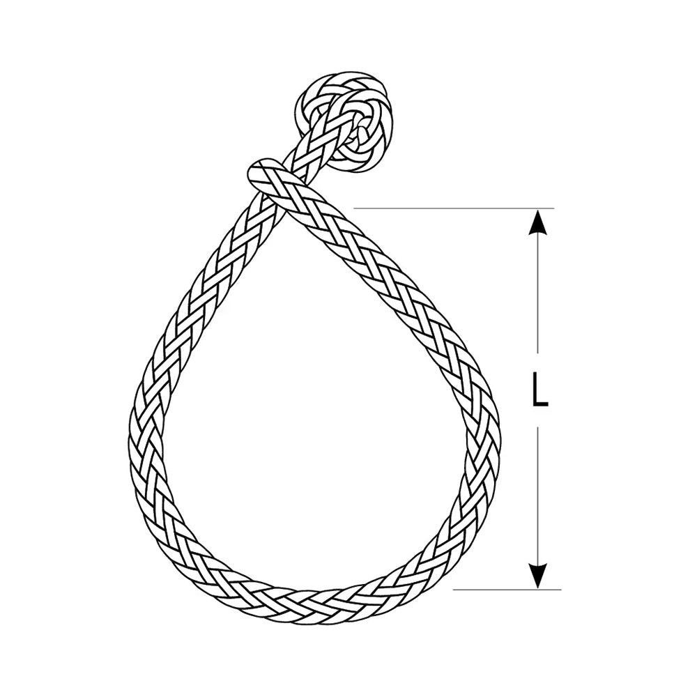Ronstan Soft Shackle - Size XL - 12mm x 70mm w/Robline Line