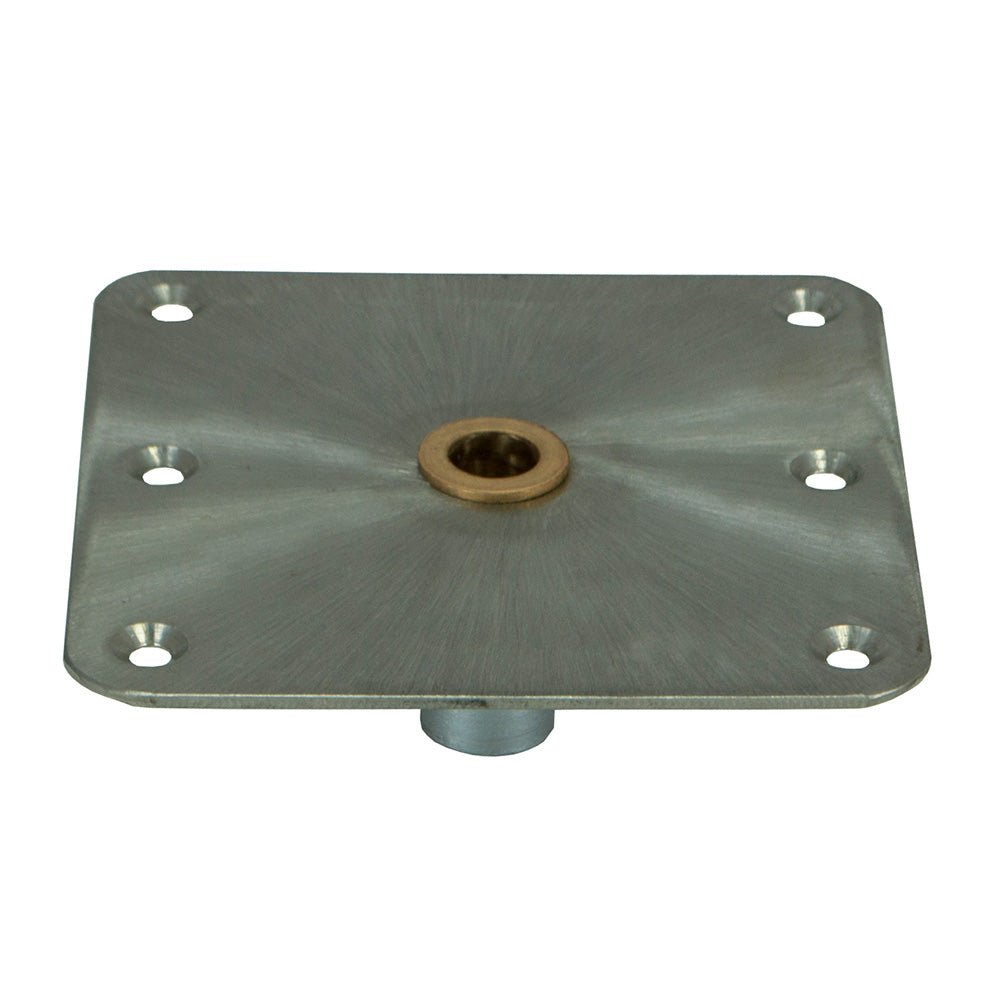 Springfield KingPin™ Standard Square Steel Base w/Brass - 7"x7"