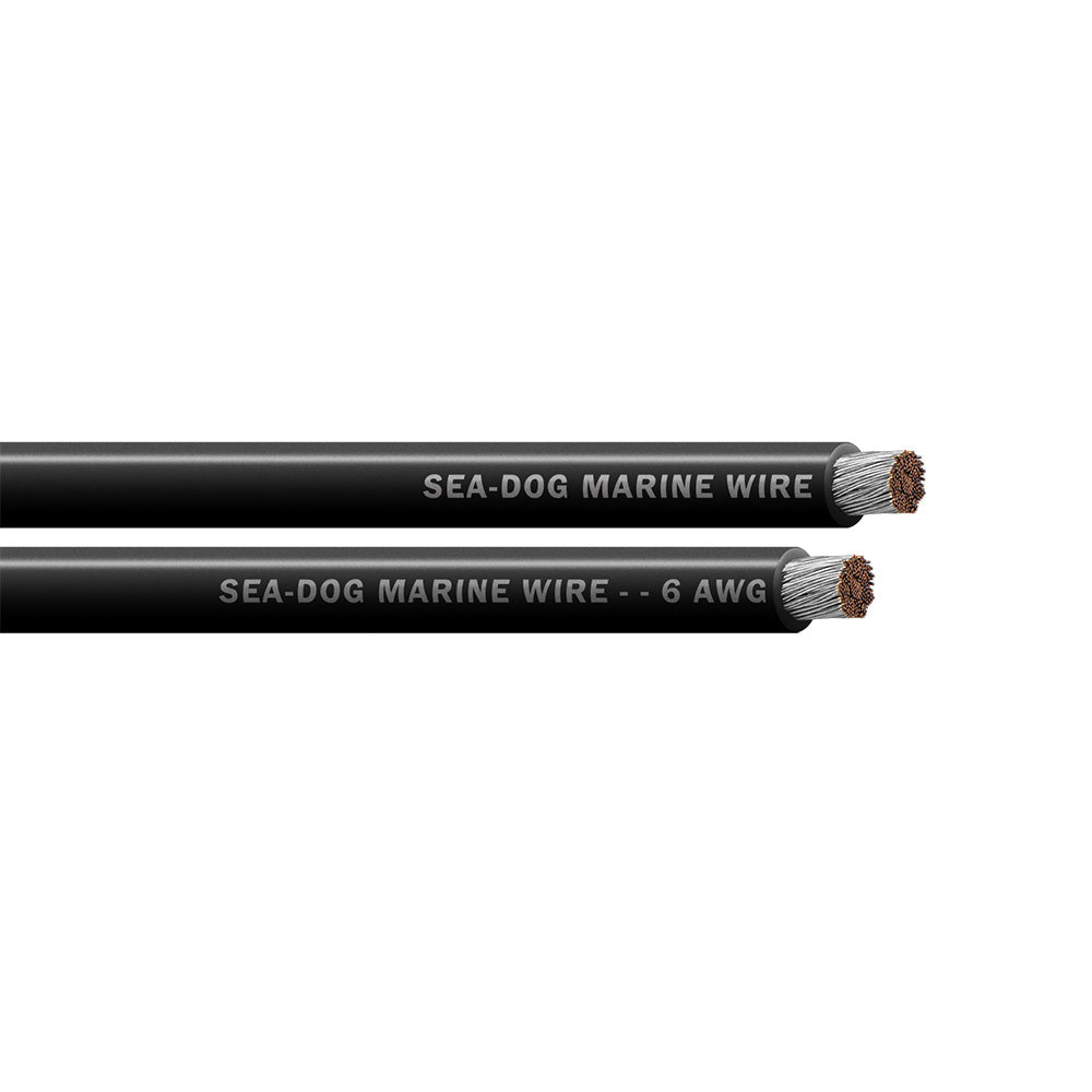 Sea-Dog 6 AWG Black Battery Cable - 500'