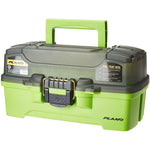 Plano 1-Tray Tackle Box w/Dual Top Access - Smoke & Bright Green