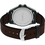 Timex Expedition Acadia Rugged Black Resin Case - Natural Dial - Brown/Black Fabric Strap