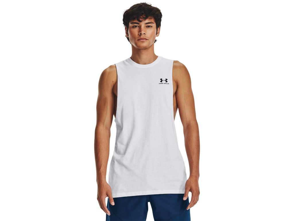 Men's Under Armour Sportstyle Left Chest Cut-off Tank