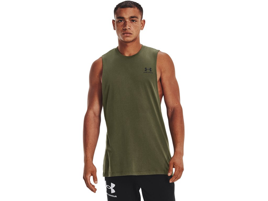 Men's Under Armour Sportstyle Left Chest Cut-Off Tank