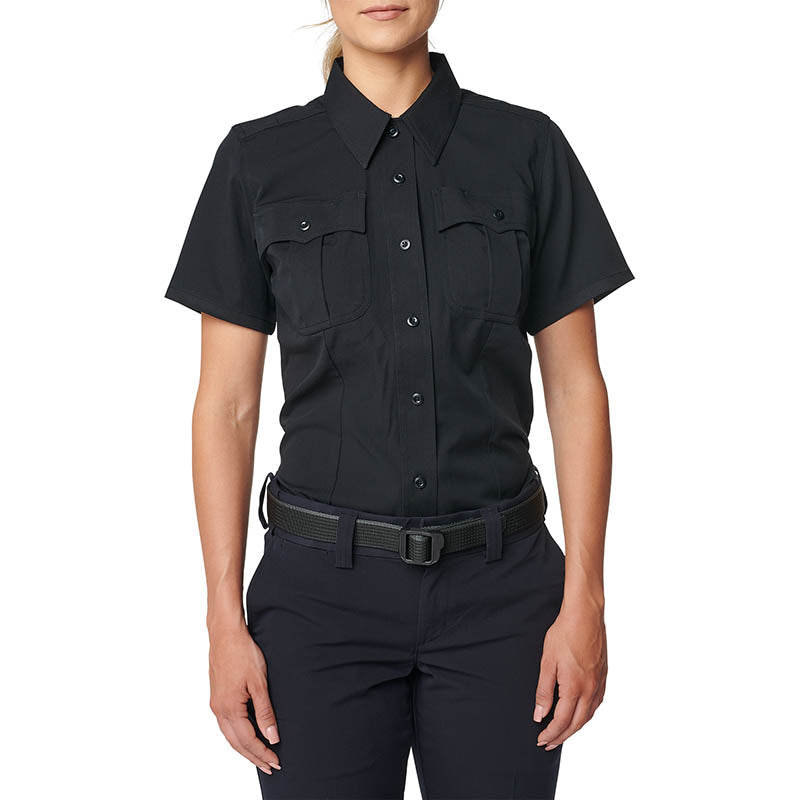 Women's Class A Flex-Tac Poly/Wool Twill S/S