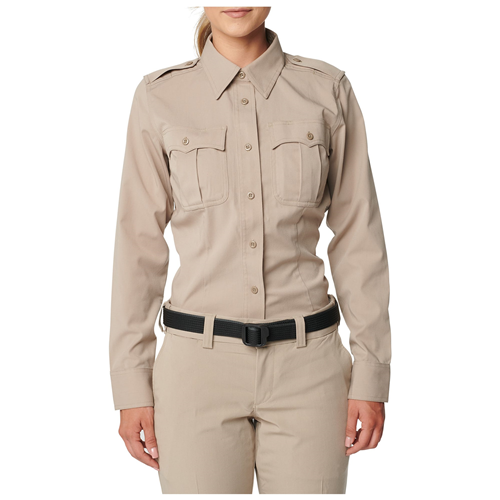 Women's Class A Flex-tac Poly/wool Twill Long Sleeve Shirt