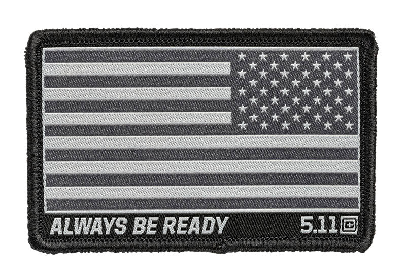 Reverse Usa Flag Woven Patch