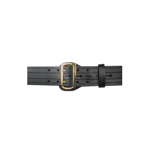 Boston Leather Sam Browne Belt, Four-row Stitched, 2 1/4 Wide