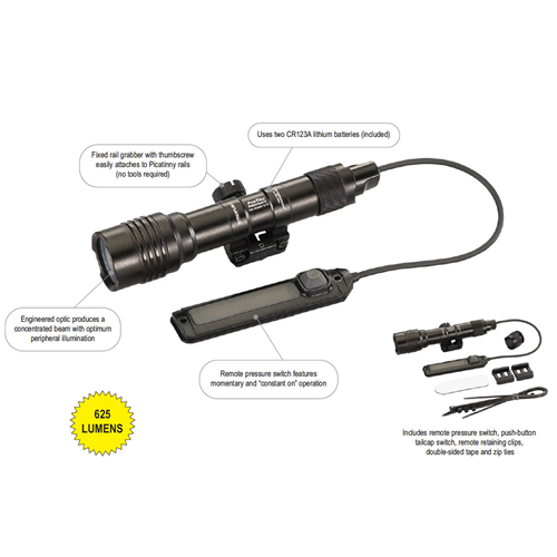 Streamlight Black, Weapon-mounted Flashlight