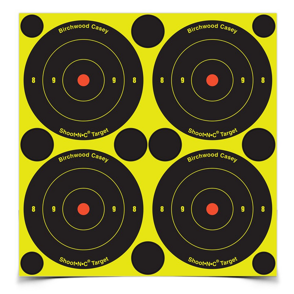 Shoot-n-c 3 Inch Bull's-eye, 240 Targets - 600 Pasters