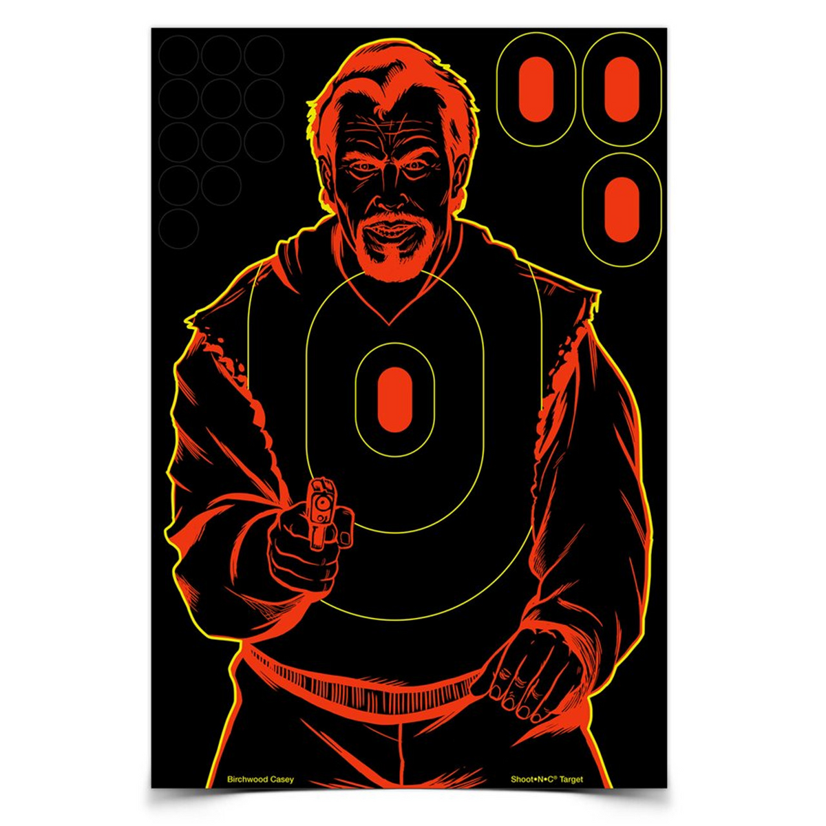Shoot-n-c 12 X 18 Inch Bad Guy Target