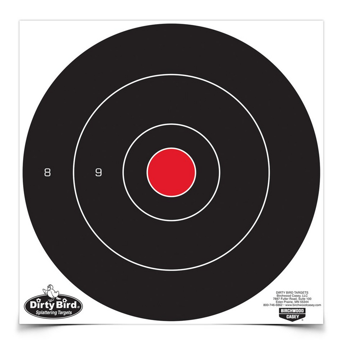 Dirty Bird 12 Inch Bull's-eye Target