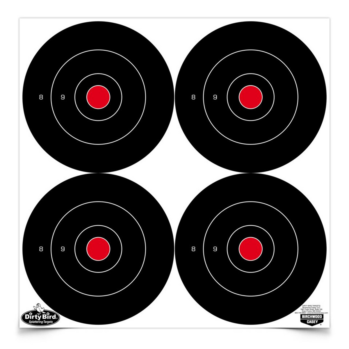 Dirty Bird 6 Inch Bull's-eye Target