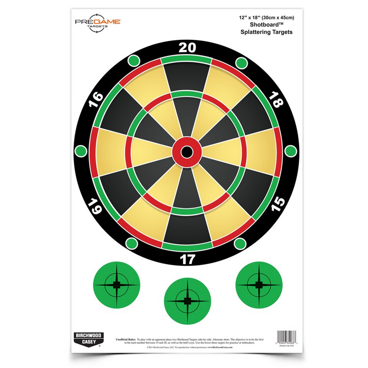 Pregame 12 X 18 Inch Shotboard