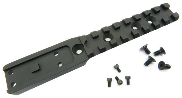 Benelli M4 Top Rail W/ Integrated Aimpoint & Holosun Micro Sight Base