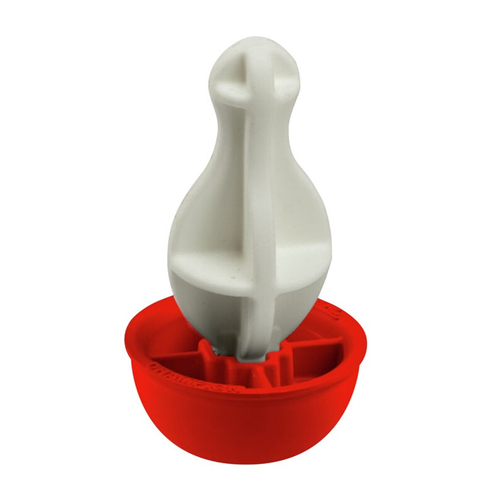 Champion Targets 42800 Duraseal Wobble Target, White Bowling Pin