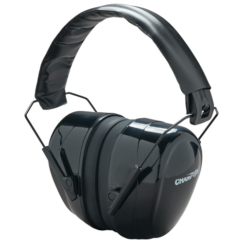 Champion Targets 42820 Passive Earmuffs, 27db Noise Reduction Rating, Black