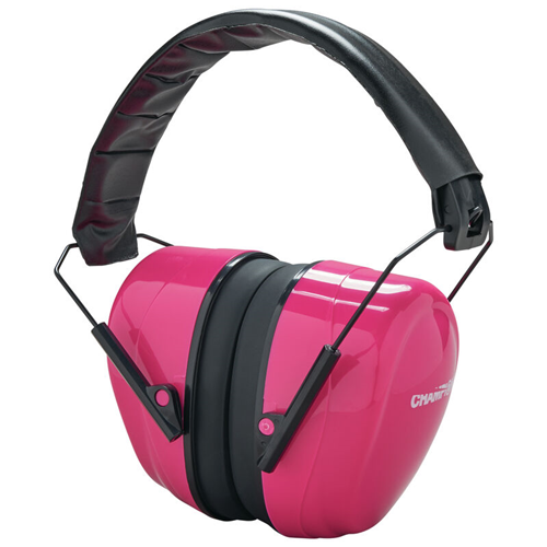 Champion Targets 42821 Passive Earmuffs, 27db Noise Reduction Rating, Pink