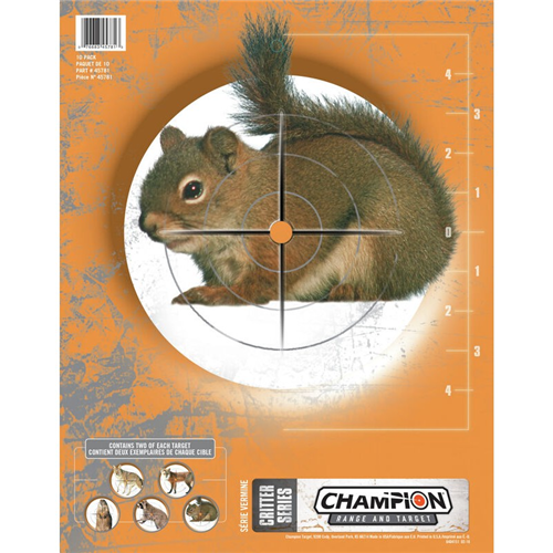 Champion Targets 45781 Critter Series 11 X 14 Targets (10 Pack)