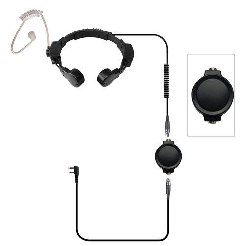 Assault-mod Tactical Throat Mic Headset