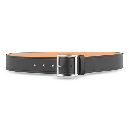 Dutyman 1-3/4" Plain Leather Garrison Belt With Nickel Buckle
