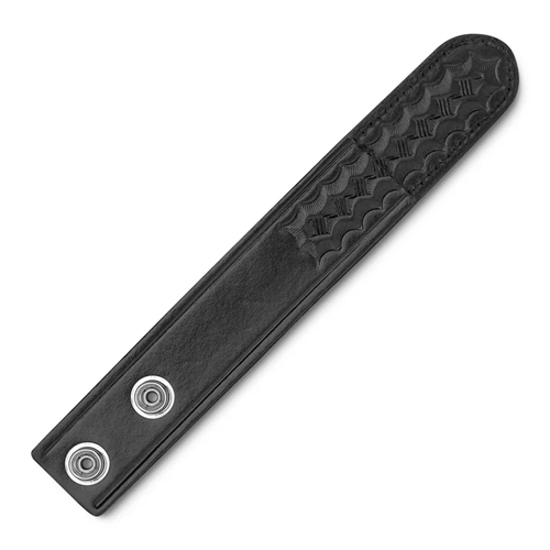 1-1/4" Basketweave Leather Belt Keeper