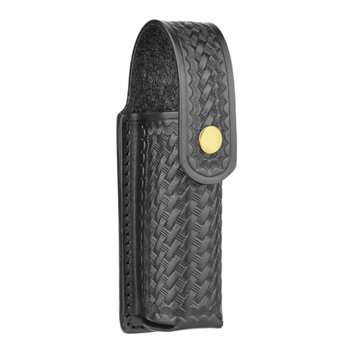 Basketweave 4 Ounce Leather Mace/oc Holder