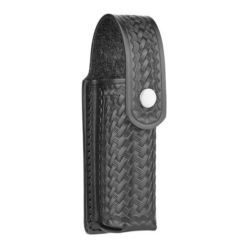 Basketweave 4 Ounce Leather Mace/oc Holder