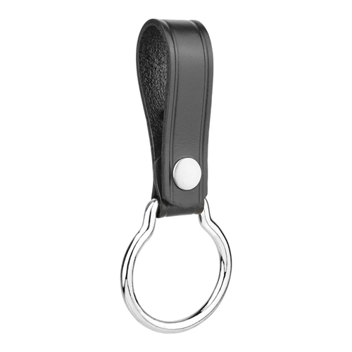 Plain Leather D Cell Flashlight Strap With Metal Ring