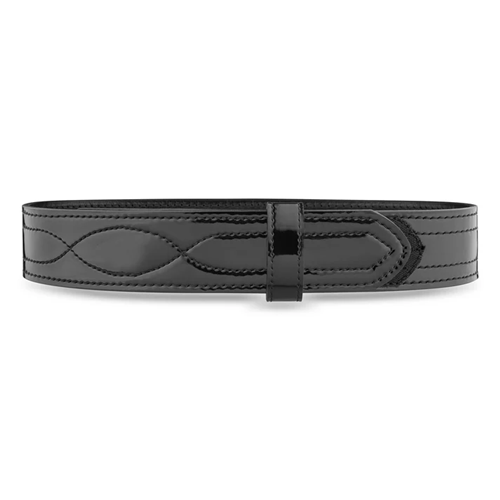 2-1/4" Hi-gloss Leather Buckleless Outer Belt