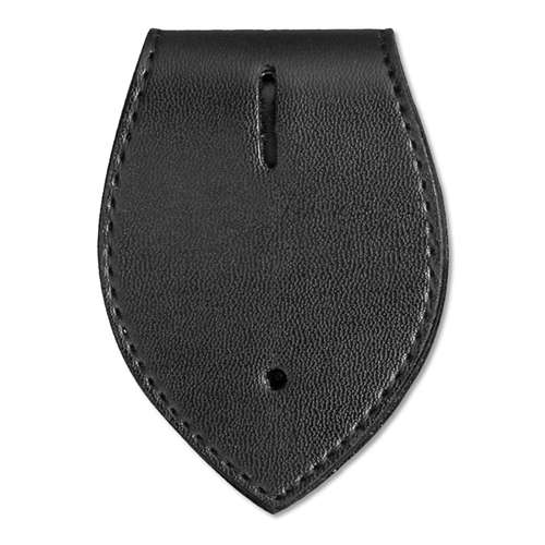 Leather Tear Drop Badge Holder (small Holes)