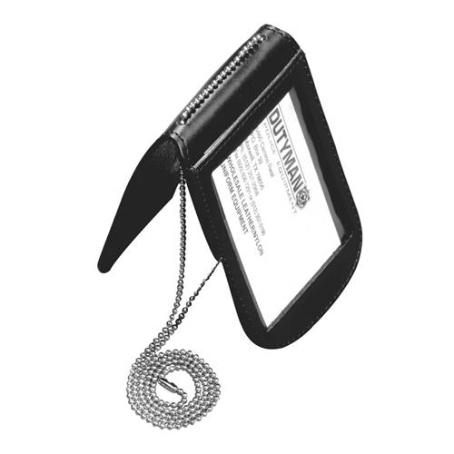 Leather Neck Id Badge Holder