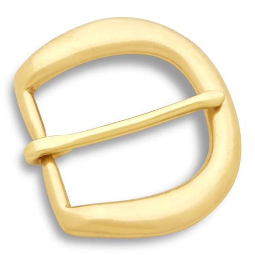 Solid Brass Buckle For 1-1/4" River Belt (gold)