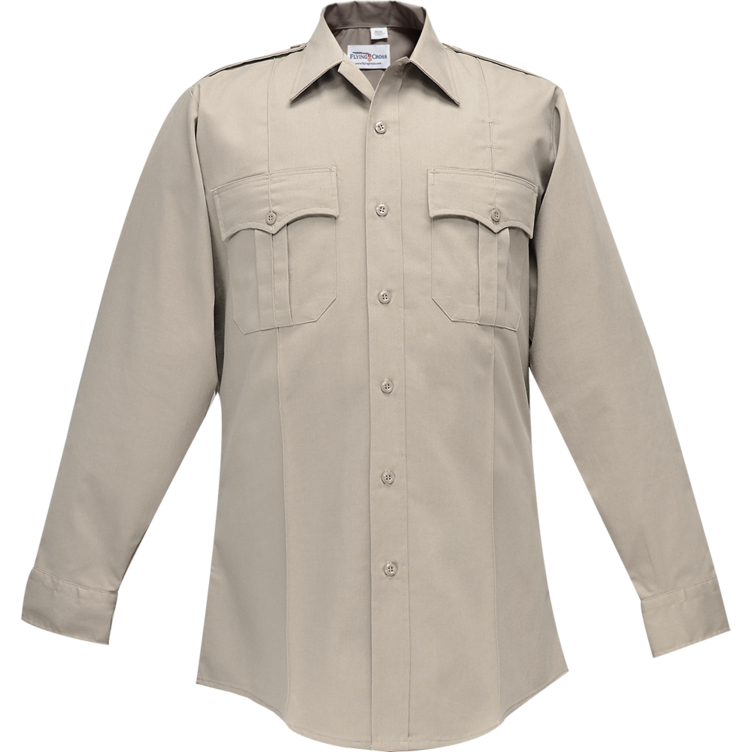 Command Long Sleeve Shirt W/ Zipper & Convertible Sport Collar