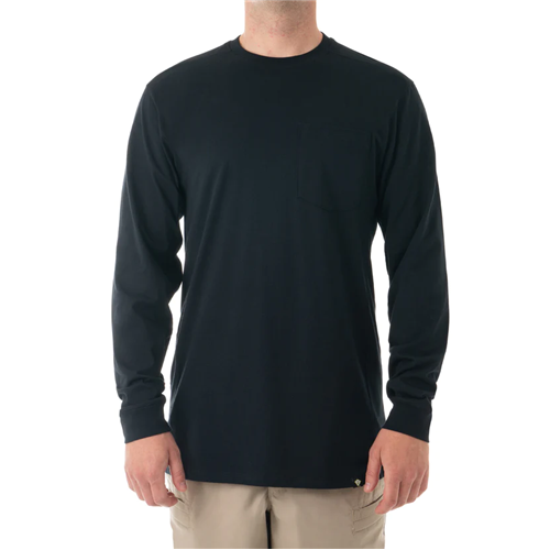 M Ls Tactix Chest Pocket T