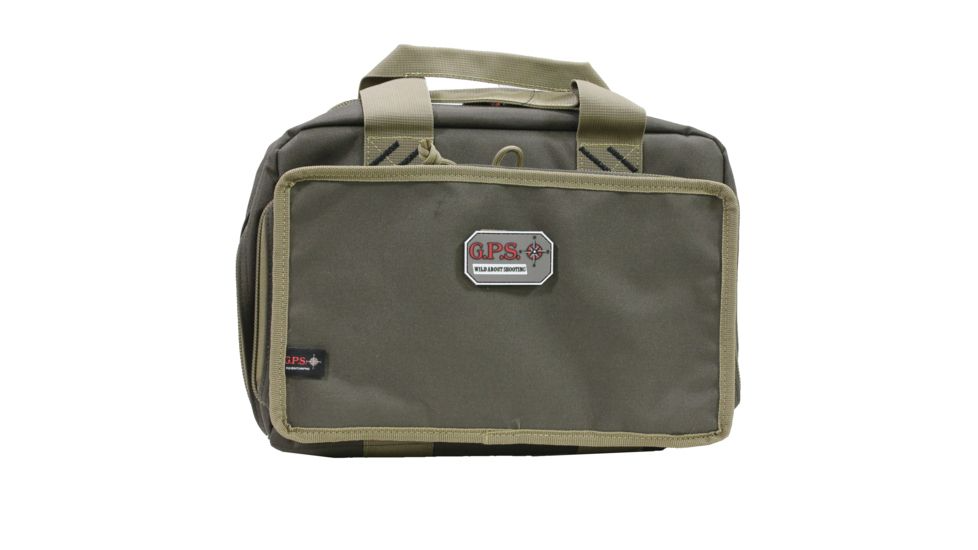 Quad Pistol Range Bag W/ Mag Storage & Dump Cup