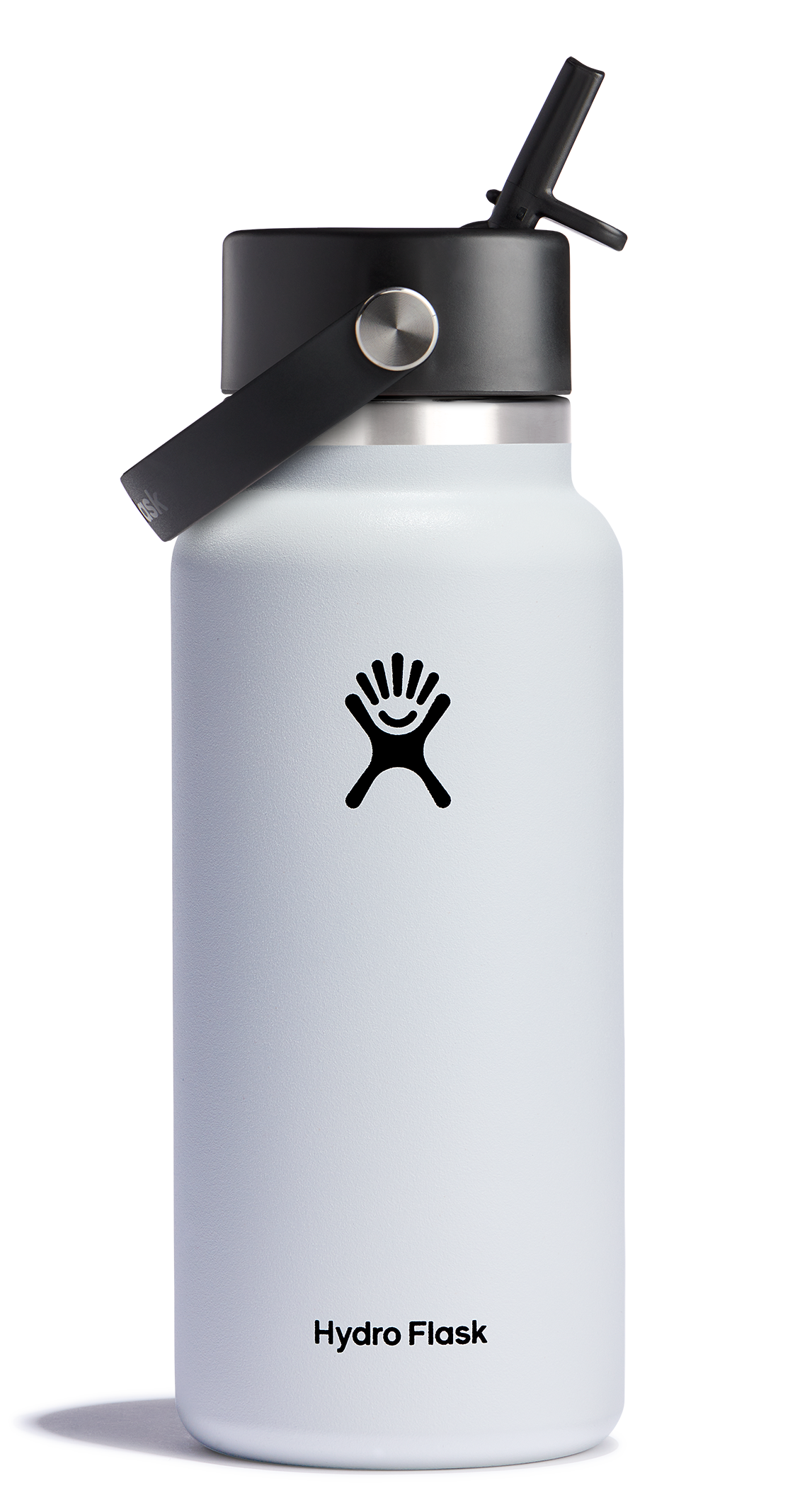 Hydro Flask Wide Mouth Insulated Water Bottle W/ Flex Straw Cap