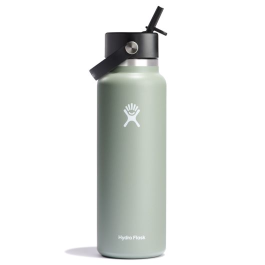 Hydro Flask Wide Mouth Insulated Water Bottle w/ Flex Straw Cap