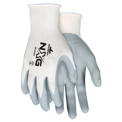 White Shell/gray Nitrile Coat