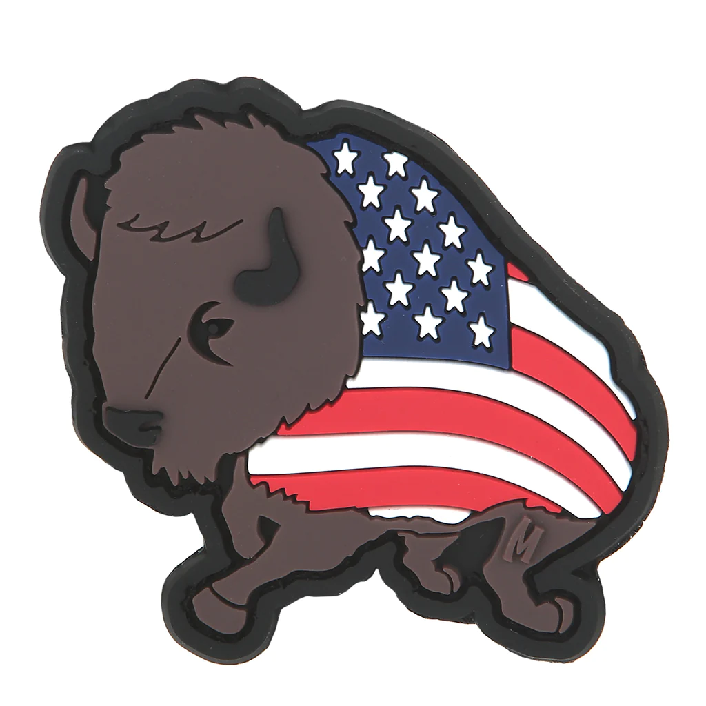 American Bison Morale Patch - Full Color