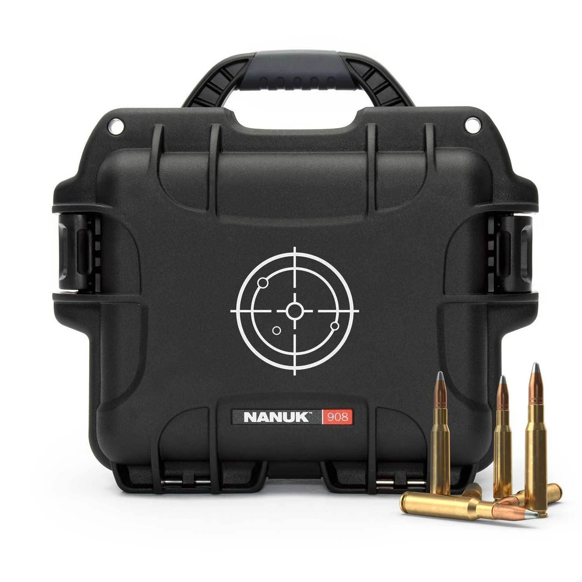 Nanuk Case 908 Empty - W/white Target Logo