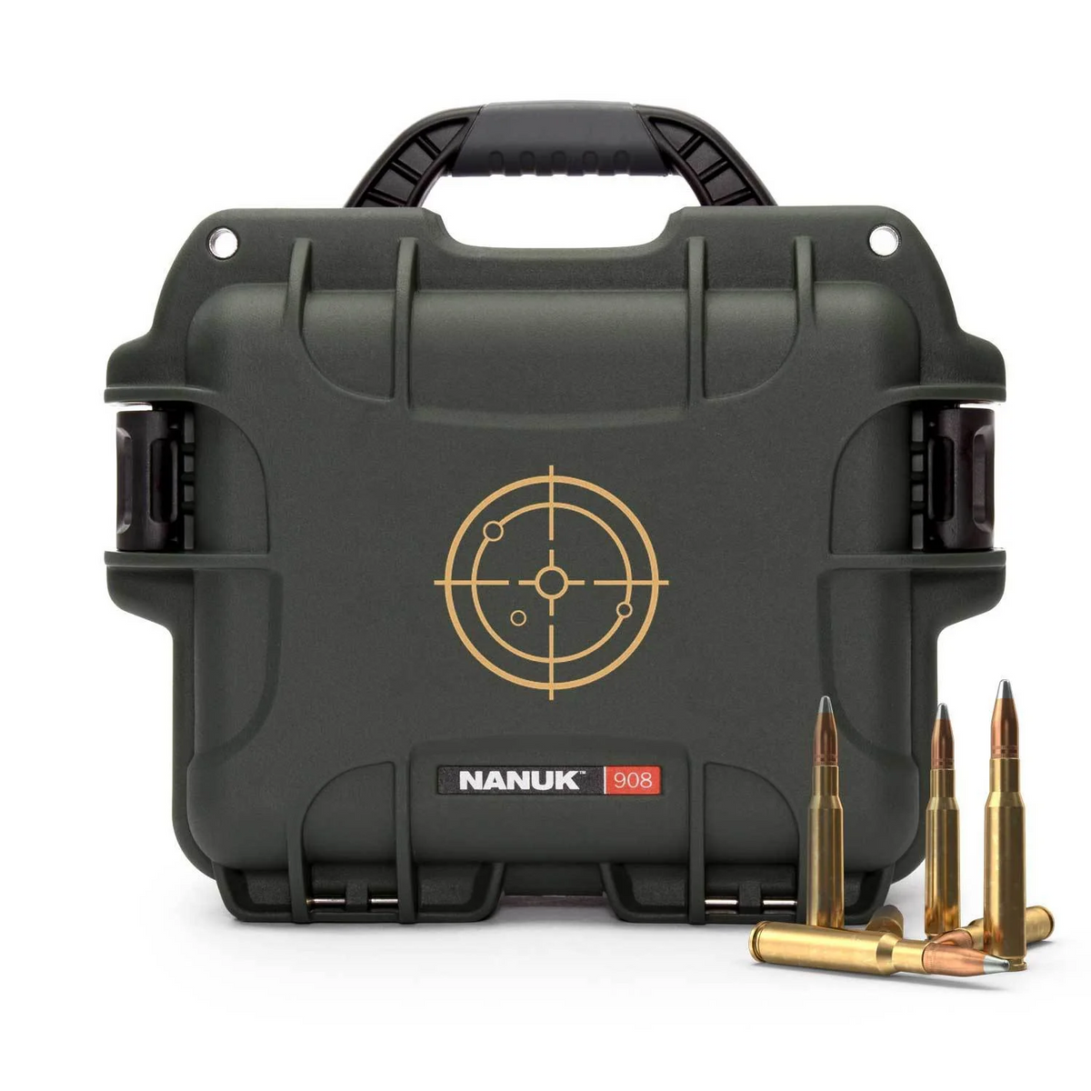 Nanuk Case 908 Empty - W/tan Target Logo