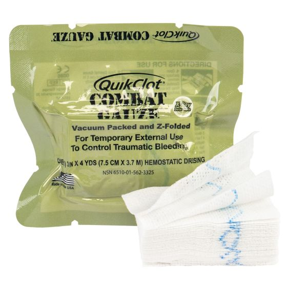 North American Rescue Quikclot Z-fold Combat Gauze