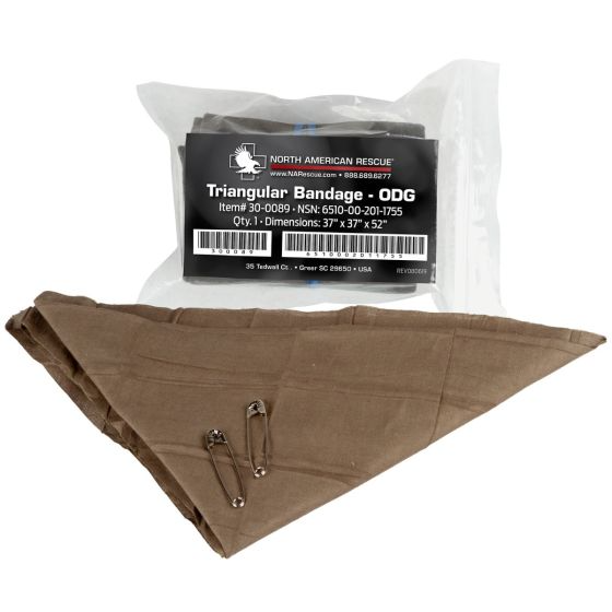 North American Rescue Triangular Bandage (cravat) - Odg