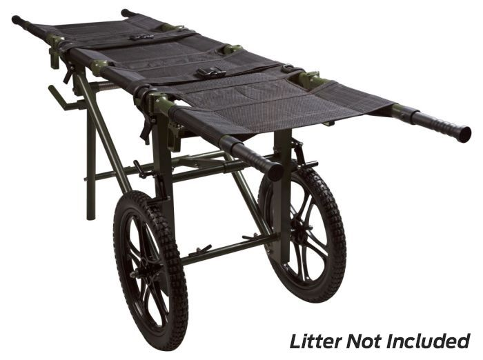 Wheeled Litter Carrier With Case